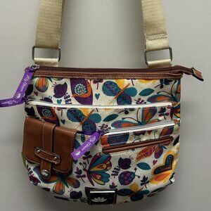 Lily Bloom Butterfly Crossbody Bag - Med size